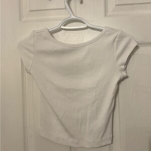 Dynamite White Short Sleeve Tee